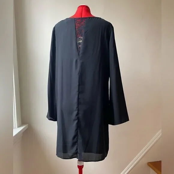 NWT Tom Tailor Black Sheath Dress with Bell Sleeves​ - Picture 14 of 15